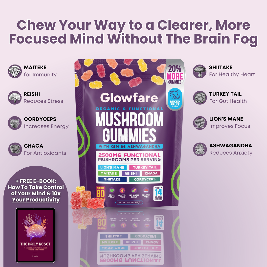 Brain Boosting Mushroom Gummies
