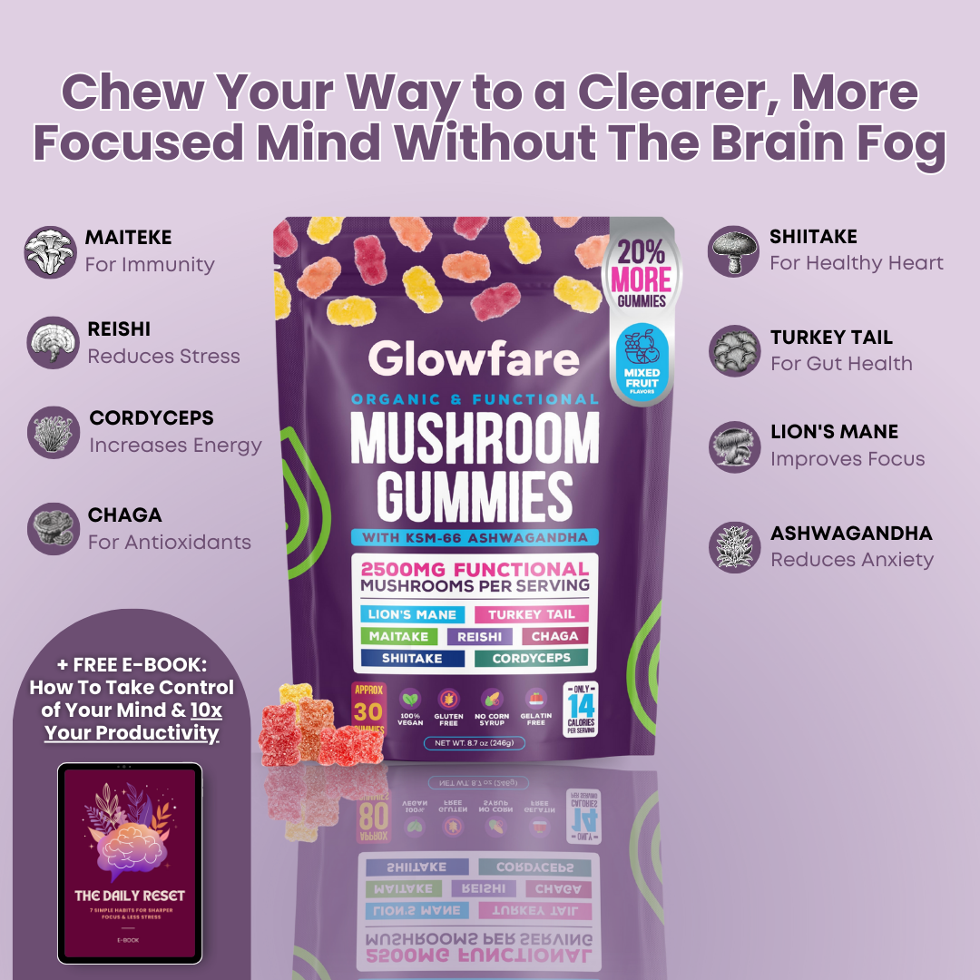 Brain Boosting Mushroom Gummies
